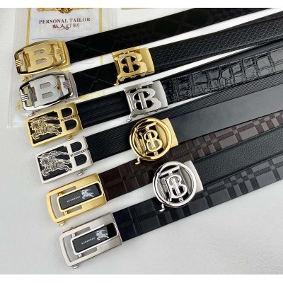 3.5cm burbarry automatic buckle belt 28usd/pc